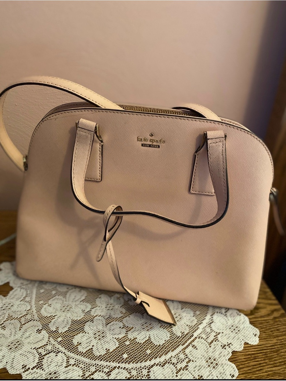 kate spade Powder Pink Tillie Purse